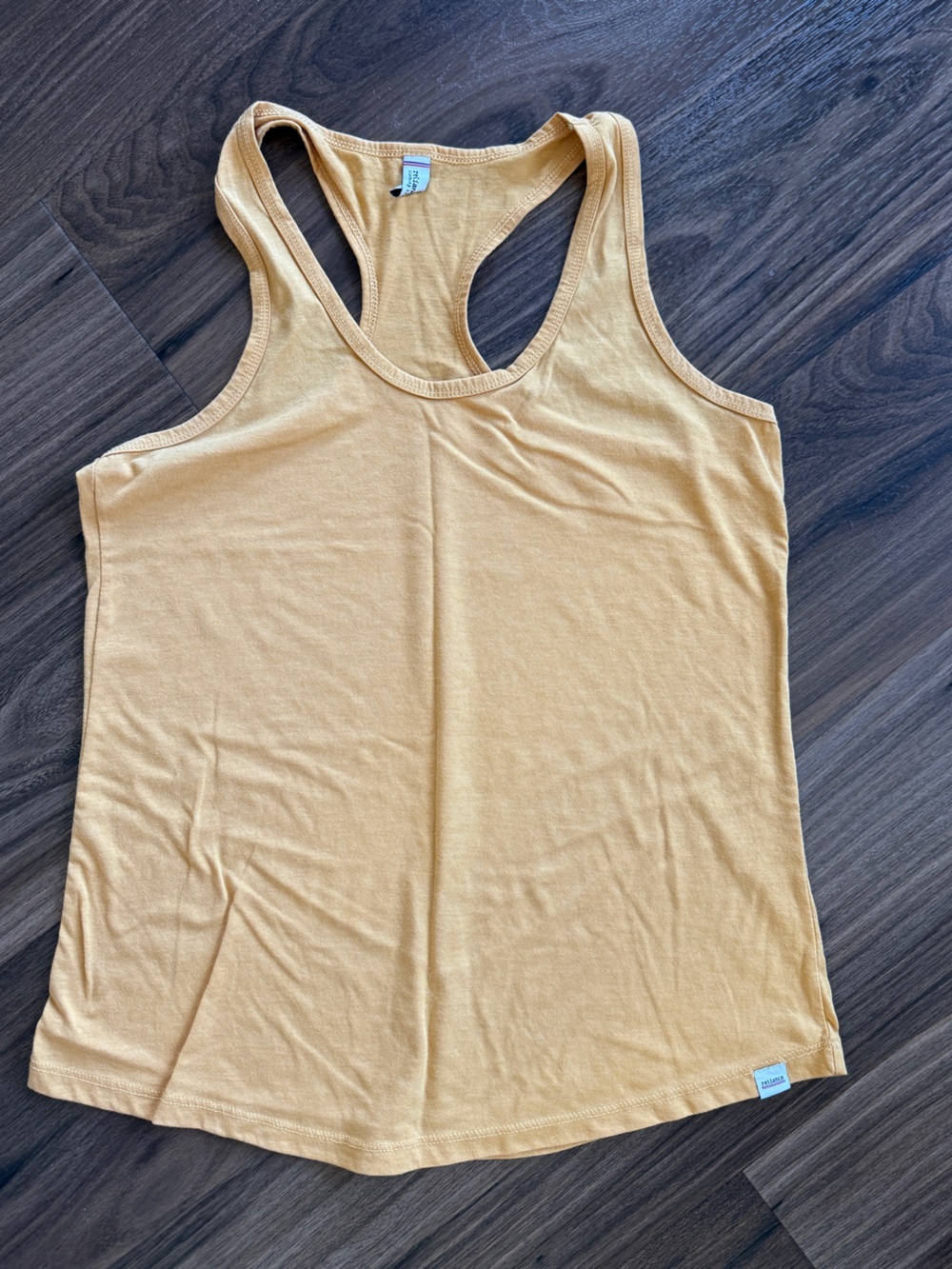 Reliance Everyday Racerback Tank Top - Mustard Yellow
